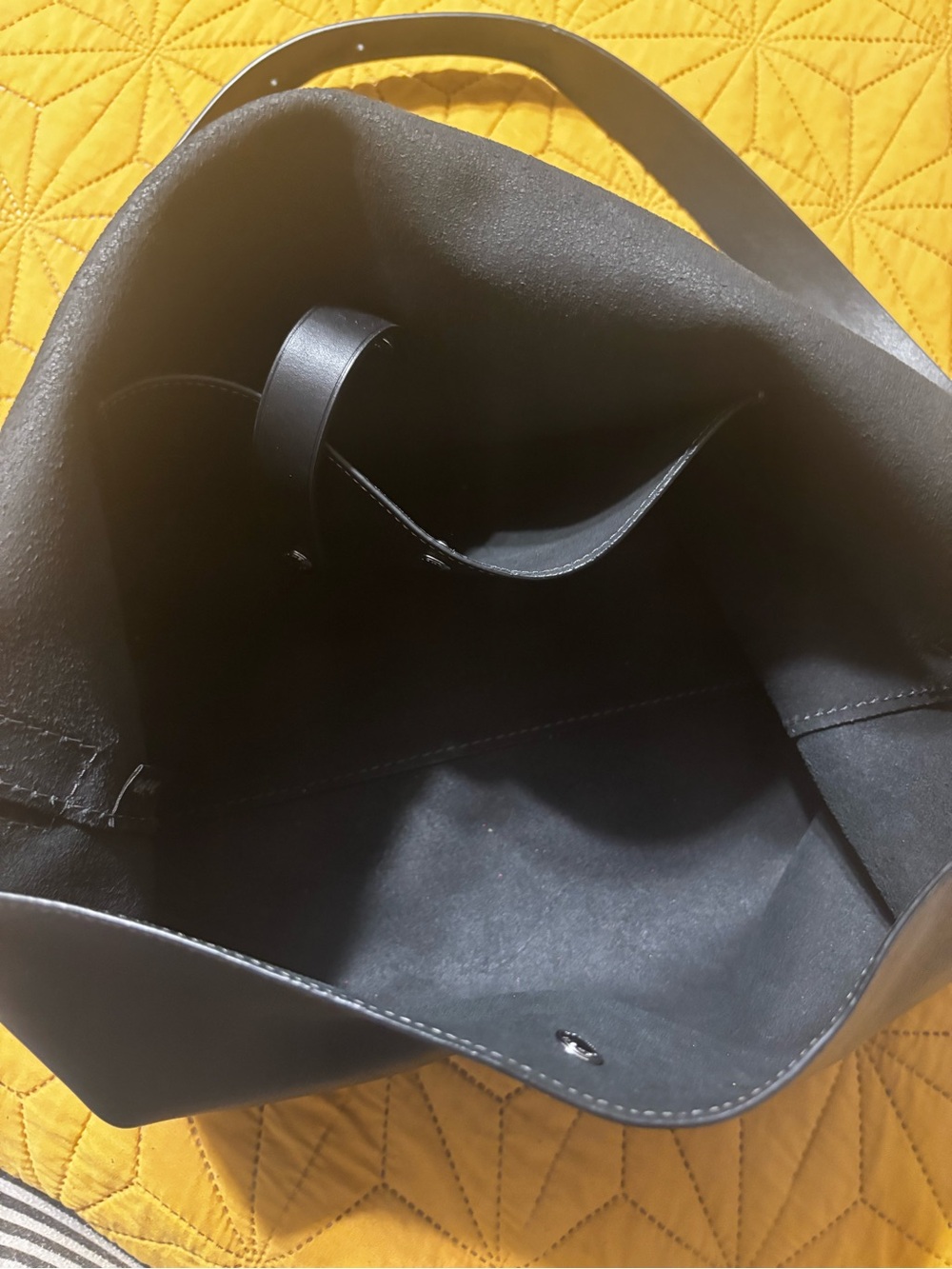Coach Black Leather Ludlow Messenger Bag. - Picture 5 of 6